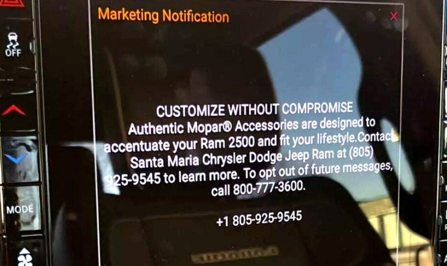 Ви можете відмовитися від спливаючих повідомлень Stellantis, але не з салону автомобіля