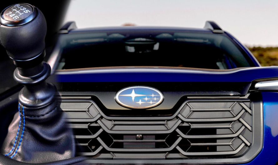 Subaru запитує водіїв, чи вони досі бажають позашляховик з механічною коробкою передач