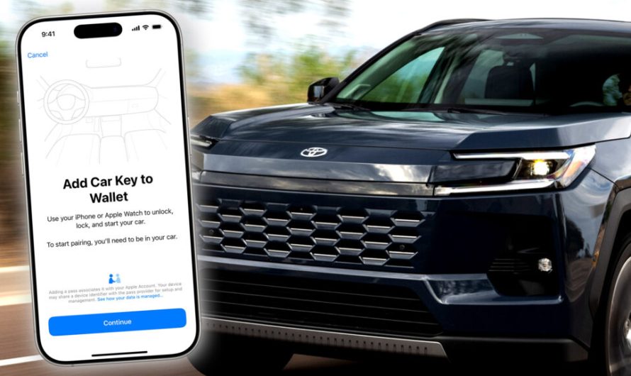 Apple Car Key тепер доступна для Toyota та Lexus, але після пробного періоду послуга стане платною щомісяця
