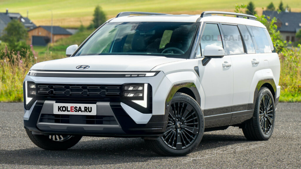 Інший ракурс рендерингу Santa Fe 2027