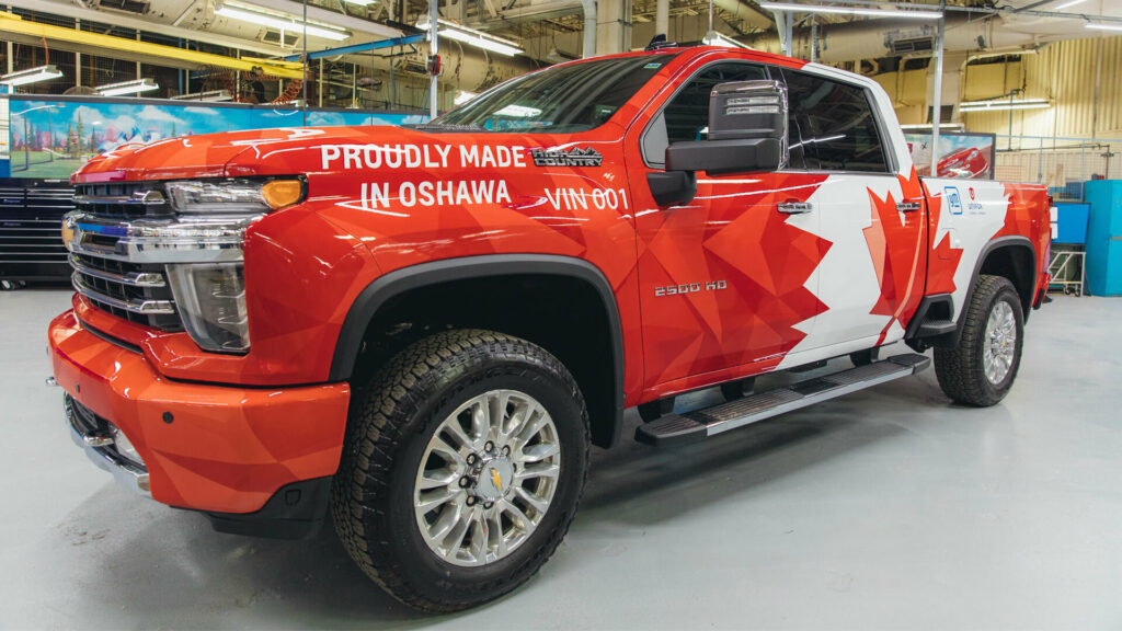 Збірка Chevrolet Silverado в Ошаві