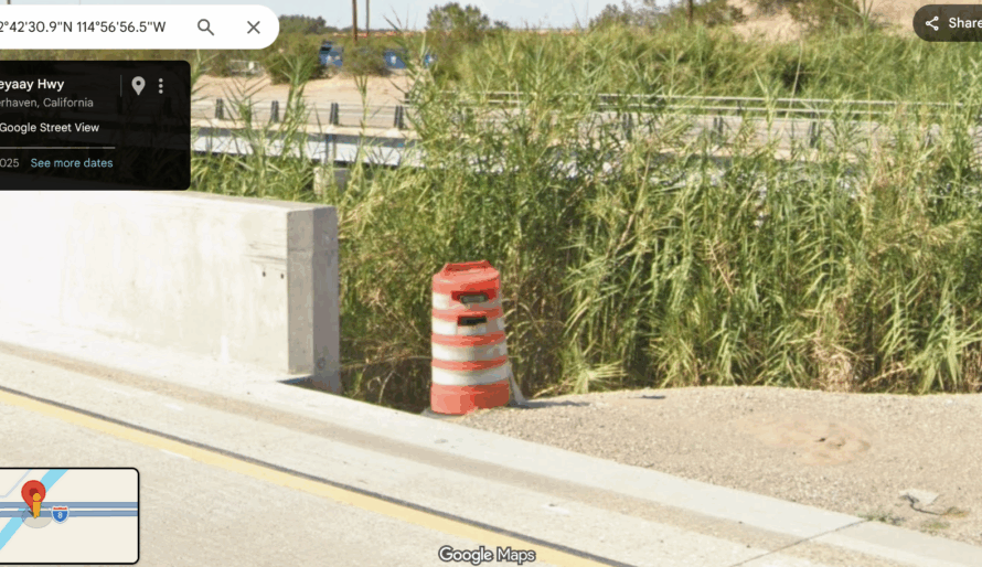 На вигляд покинутий причіп є складовою розширюваної системи спостереження в Каліфорнії