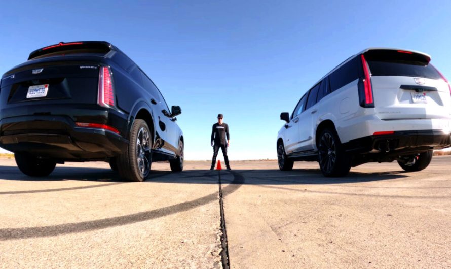 Електричний Escalade від Cadillac отримує суворий урок від свого голосного V8-брата