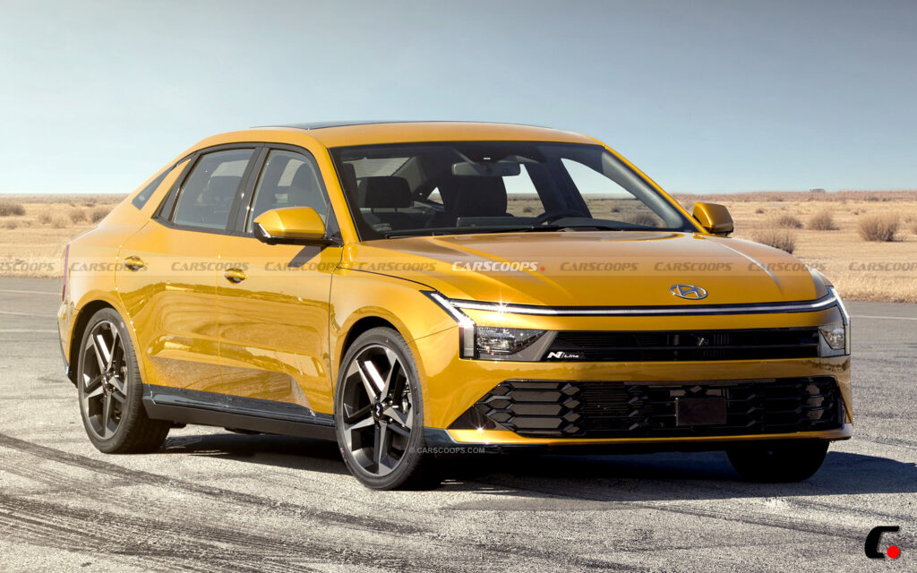 Новий Hyundai Elantra жовтого кольору