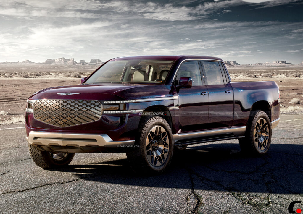 Концепт пікапа Genesis фіолетового кольору