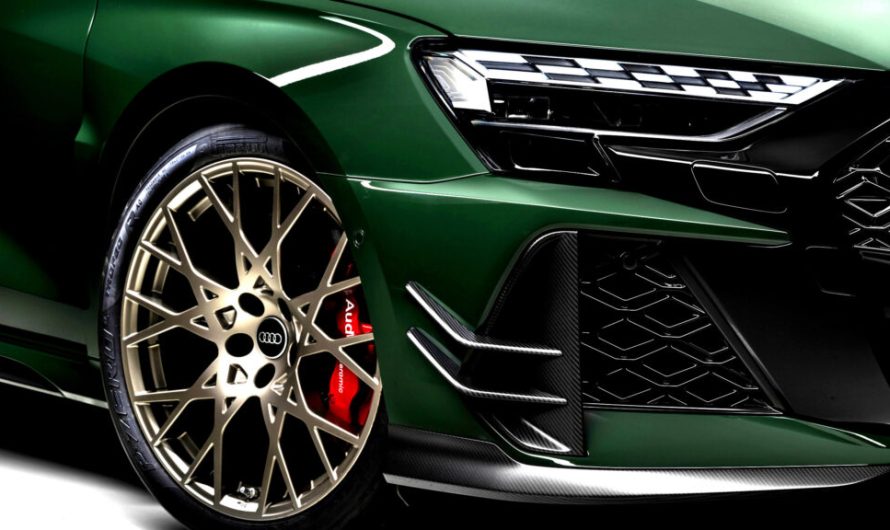 Ауді впровадила п’ятициліндровий мотив у фари RS3 Competition