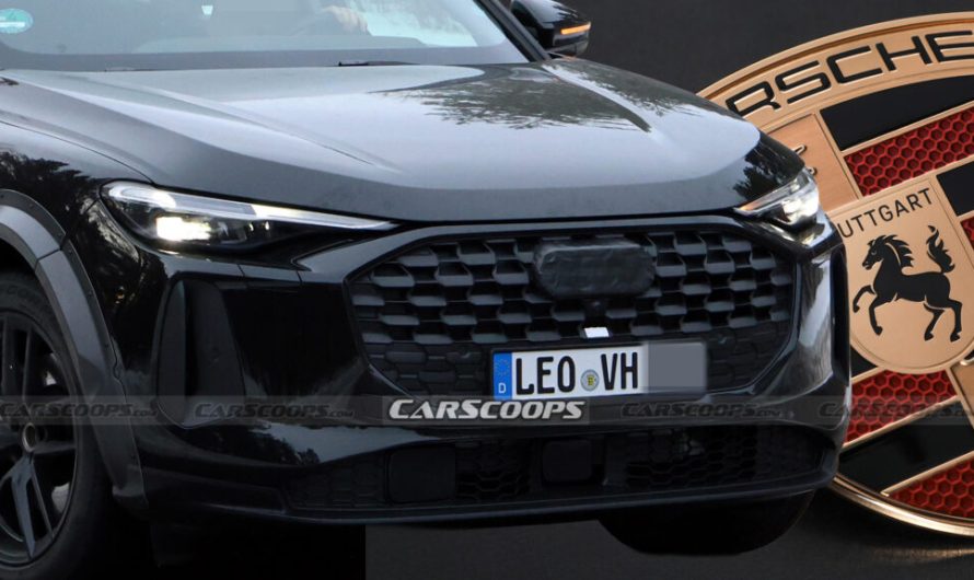 Наступна бензинова версія Porsche Macan вже проходить випробування під маскувальним кузовом Audi