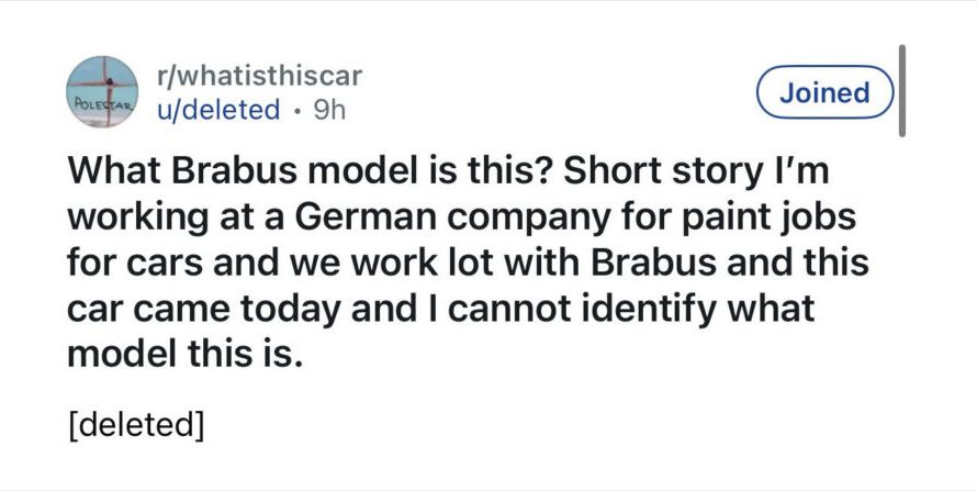 Працівник автомалярні звернувся до Reddit із запитанням про засекречену модель авто, яку він фарбував під ембарго