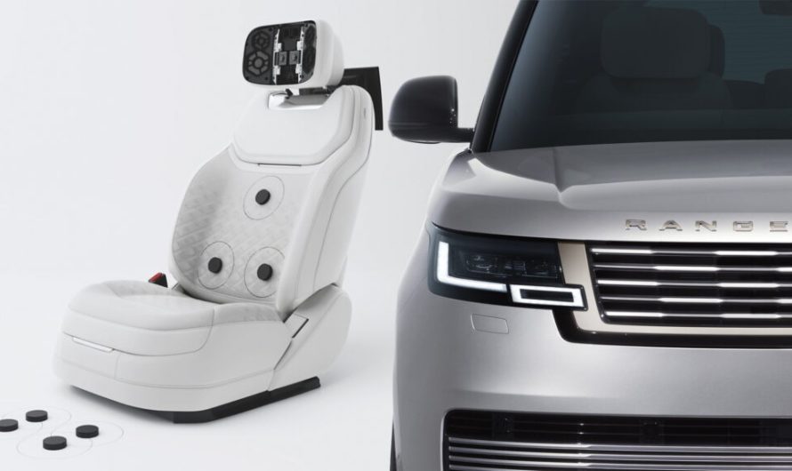 Ось переписаний заголовок українською мовою: 337-тисячний Range Rover SV Ultra без шкіри та з підлогою, що пульсує у ритм музики