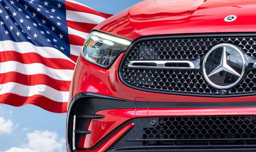 Мерседес GLC раніше вироблявся в Німеччині. Тарифи Трампа змінили цю ситуацію
