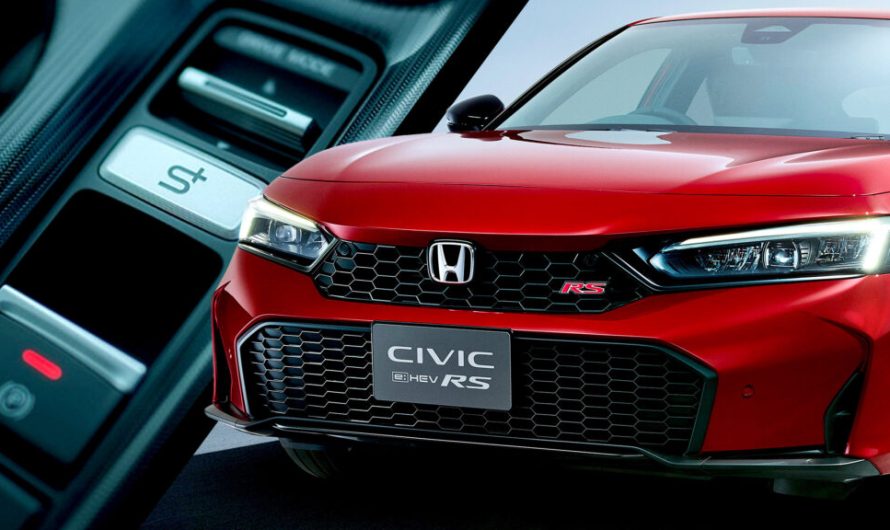 Новий Civic RS Hybrid втратив важіль перемикання передач, тому Honda запозичила рішення з Prelude
