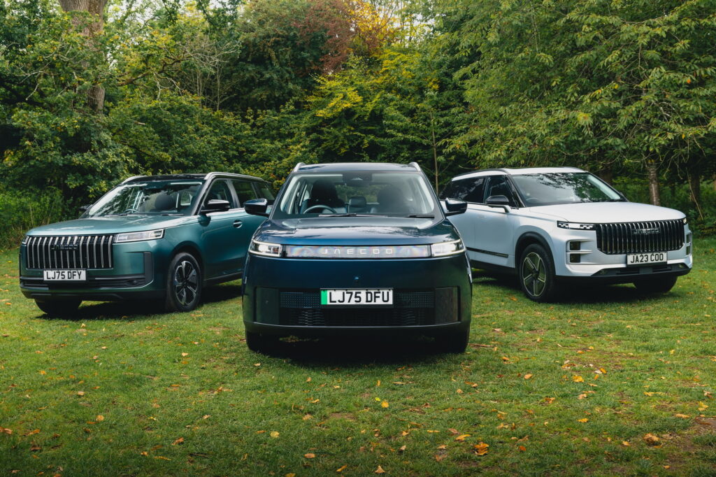 Лінійка автомобілів Jaecoo