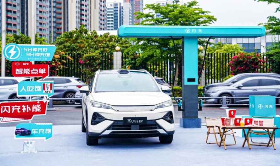 BYD зарядив акумулятор до 97% за 9 хвилин, і KFC вже знайшов, чим зайняти клієнтів під час очікування