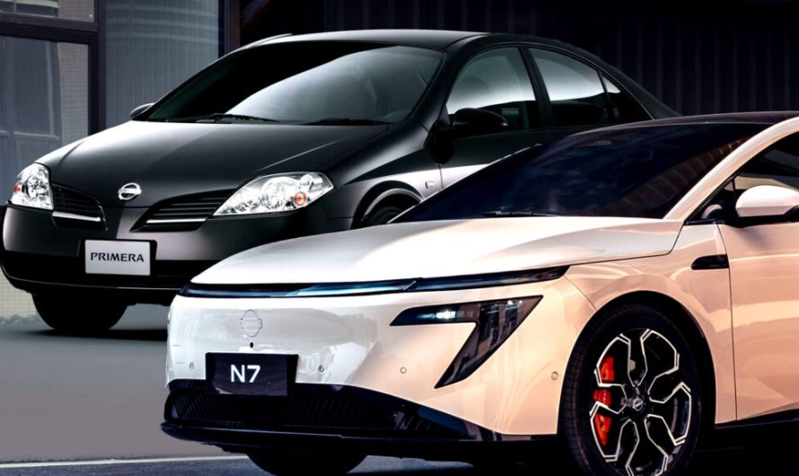 Ось переписаний заголовок українською мовою, який відповідає всім вашим вимогам: Після 19-річної паузи Ніссан Примера повертається китайським електромобілем, більшим за Камрі