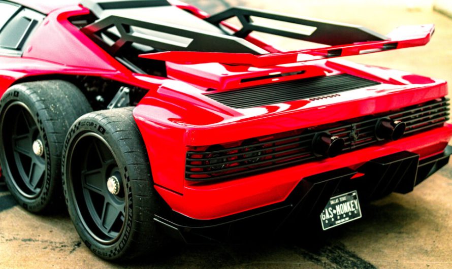 Проклятий шестиколісний Ferrari за $1,5 млн від Gas Monkey: у ньому стоїть двигун V8 від Corvette Z06