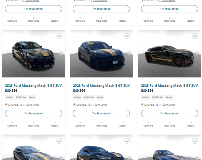 Компанія Hertz просила $65 000 за свої Shelby Mach-E, а тепер погоджується майже на будь-яку пропозицію