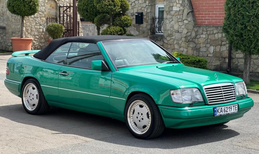 Один із перших Designo: унікальний Mercedes-Benz E320 Cabriolet 1996 року прописавсяу Києві (фото) 