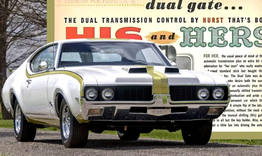 У моделі Hurst/Olds 1969 року встановлено двосекційний важіль для «нього» та «неї» — і так, здогадки вірні