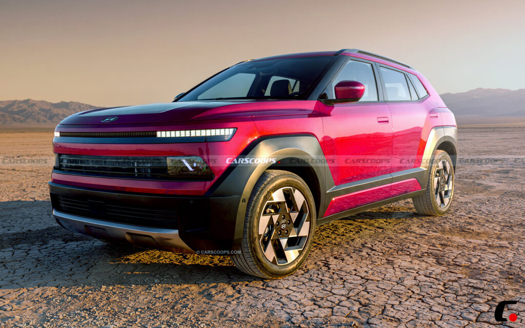 Hyundai’s 2027 Kona Drops The Pixel Quirks For A Boxier Look