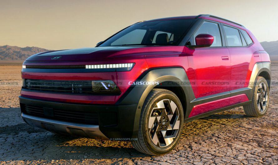 Абсолютно. Ось ваш переписаний заголовок українською мовою: Hyundai Kona 2027 року втрачає піксельну химерність, стаючи більш квадратним