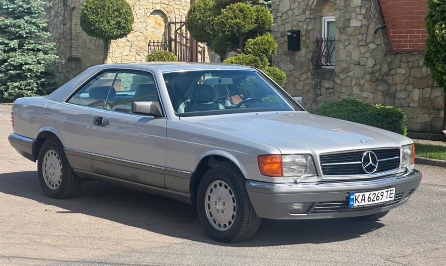 В Україні продають Mercedes-Bernz 560 SEC: він найдорожчий з класичних S-Class (фото)