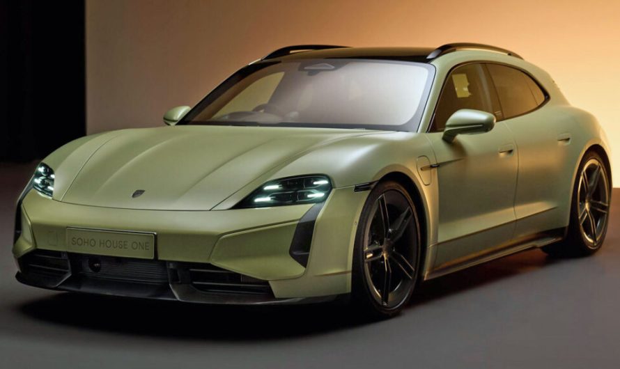 Цей універсал Porsche отримав яскраво-зелене покриття, на створення якого пішли сотні годин