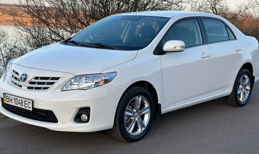 Капсула часу: Toyota Corolla 2011 року з пробігом лише 6000 км продають в Одесі (фото)