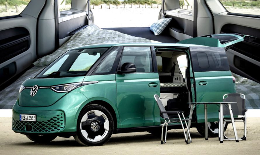 Туристичний набір для ID.Buzz від VW за 3 тисячі доларів дає змогу спати та користуватися кондиціонером дві доби без підзарядки