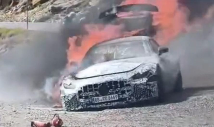 Mercedes Sent Its New AMG GT For Hot-Weather Testing And It Cooked Itself