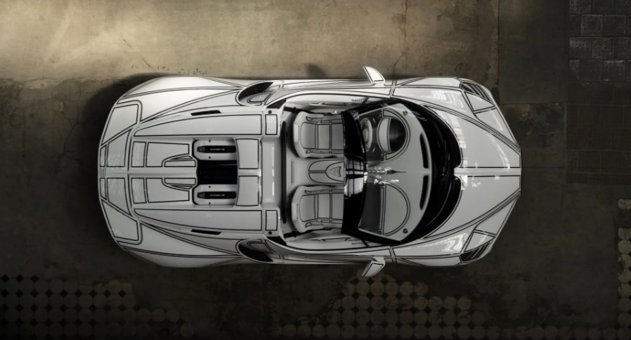 Bugatti W16 Mistral Blanc Éternel