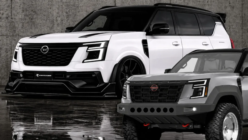 Ці доопрацьовані Nissan Armadas опускаються нижче, ніж GT-R, і підіймаються вище, ніж Pro-4X