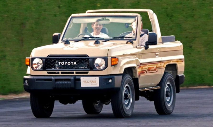 Компактний Land Cruiser від Toyota має вітрове скло, що відкидається для метання ласо