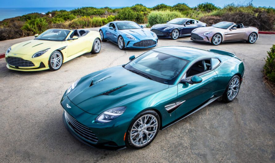 Серед п’яти свіжих американських спецверсій Aston Martin знайшлася та, що має відтінок із рекламного буклета 1958 року