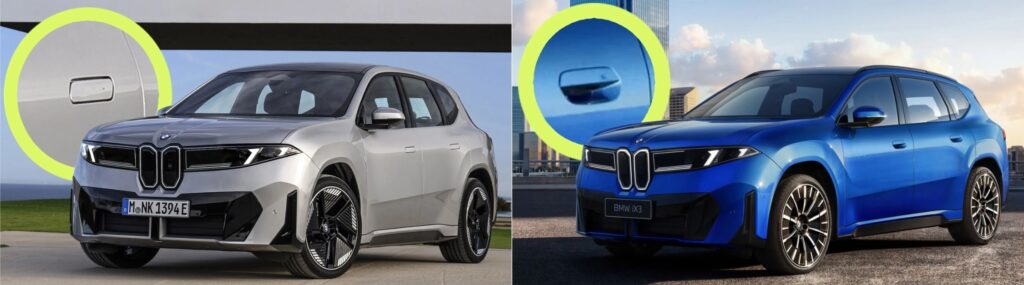 Порівняння дверних ручок BMW і Tesla