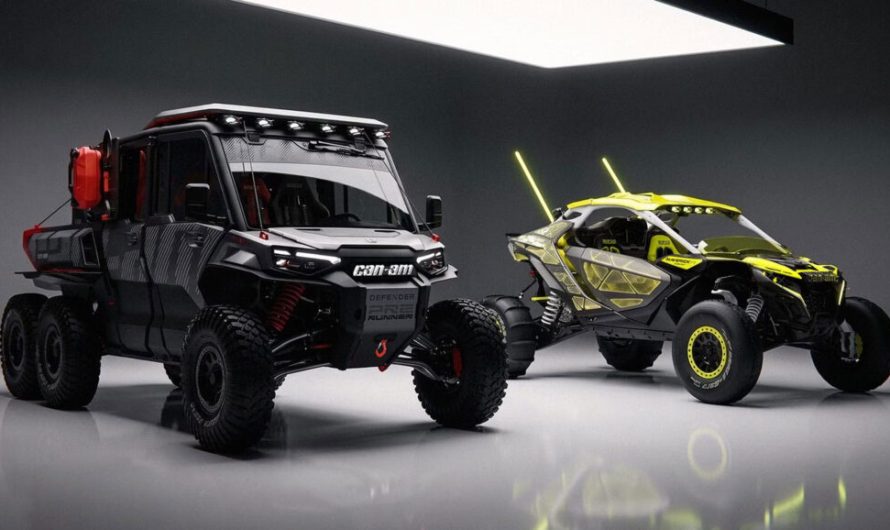 Вражаюче несамовитий шестиколісний концепт Defender від Can-Am