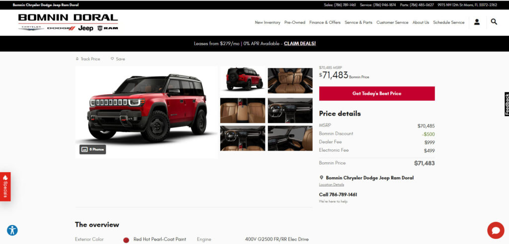 Jeep Recon EV має більше потужності