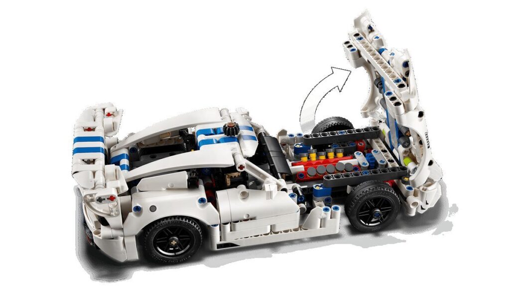 Lego Dodge Viper GTS-R із рухомими поршнями V10