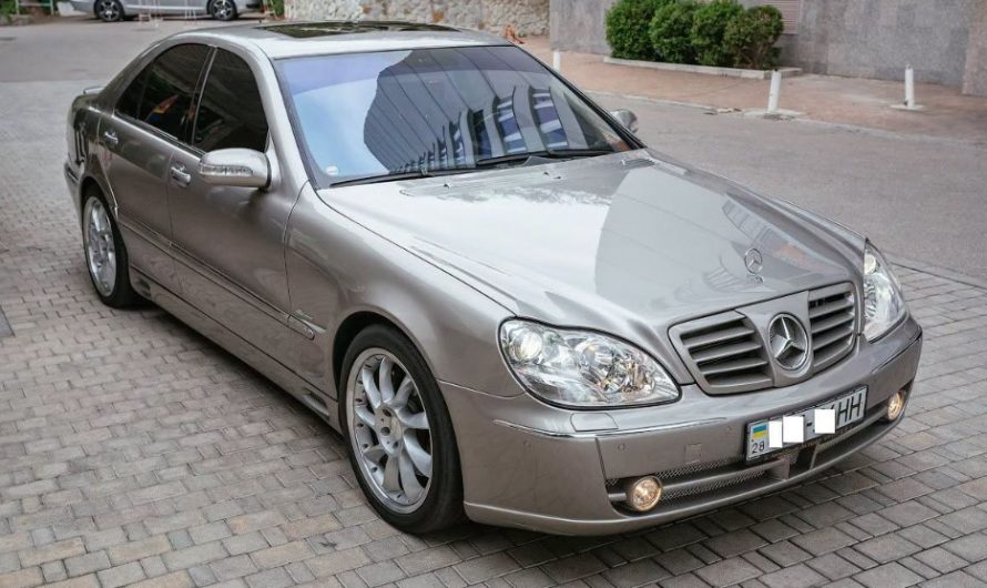 Mercedes-Benz S-Class W220 від Lorinser продають у стані капсули часу на Західній Україні (фото) 