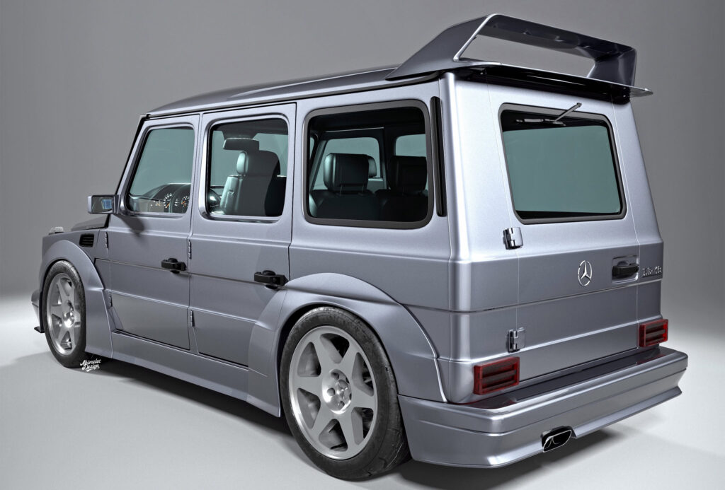 Візуалізація Mercedes G-Class у стилі 190E EVO II