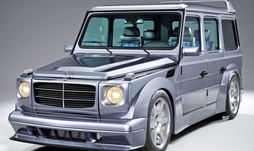 G-Wagen та 190E EVO II позбавлені спільних рис, однак цей рендер з’єднав їх