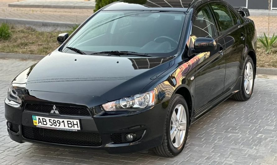 Капсула часу: Mitsubishi Lancer X 2010 року з пробігом лише 13000 км продають у Вінниці (фото)