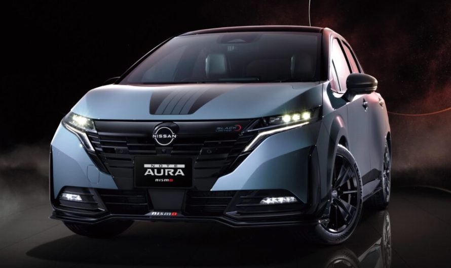 Nissan Note Aura Nismo затемнили повністю, але ширококолісну RS-версію так і не показали
