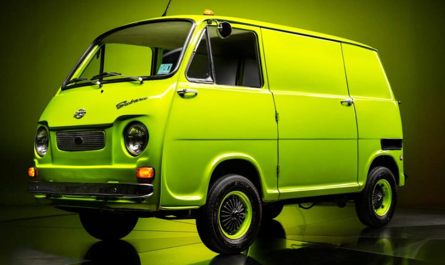 Subaru Sambar — крихітний автомобіль, що поступається розмірами Fiat 500e, проте перевозить цілу сім’ю