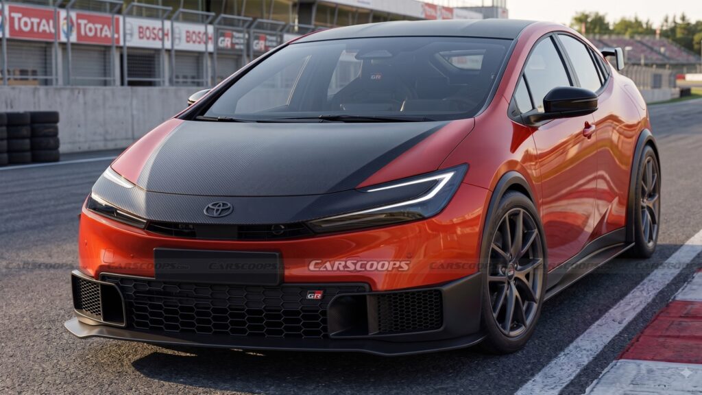 Рендер Toyota Prius GR