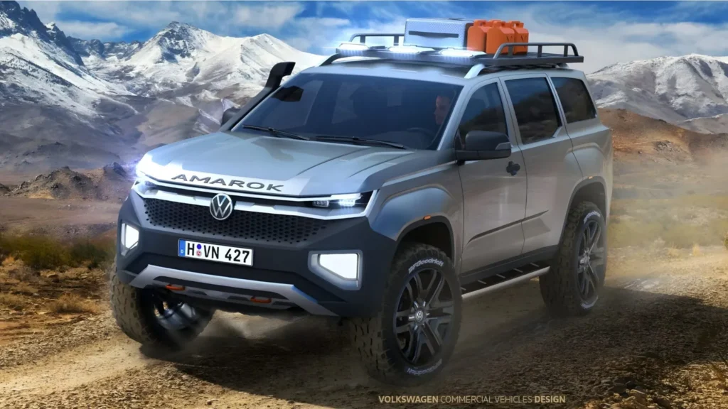Ескіз позашляховика VW Amarok