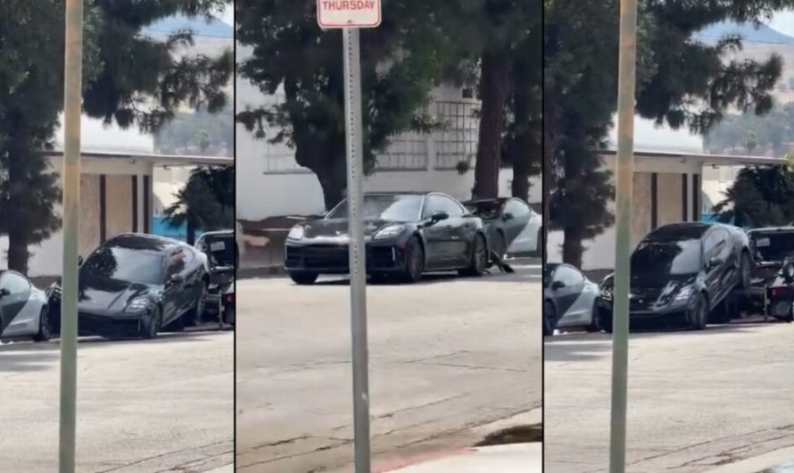 Керманич Porsche відірвав Panamera від евакуатора, залишивши позаду уламки