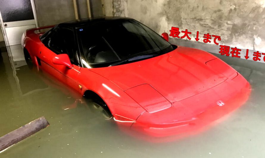 Затоплений NSX 1991 року продавець охрестив мотлохом, але 93 ставки говорять про інше