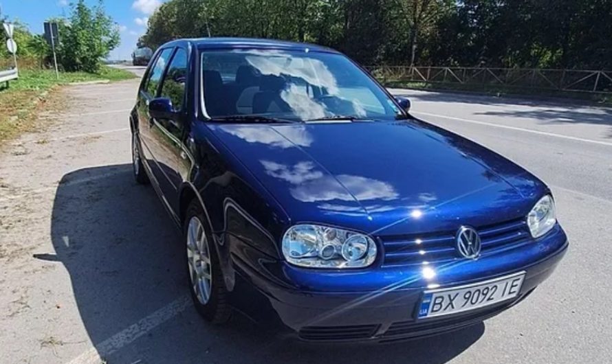 Volkswagen Golf  IV з найменшим пробігом в Україні продають на Хмельниччині: яка ціна (фото)