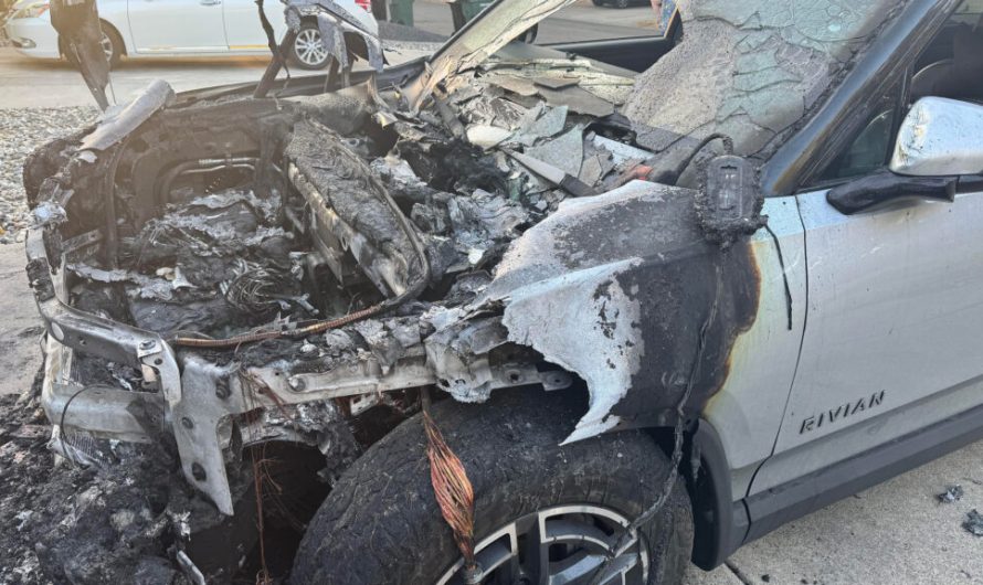 Це займання Rivian — суворий урок: електромобілі не варто заряджати від подовжувачів