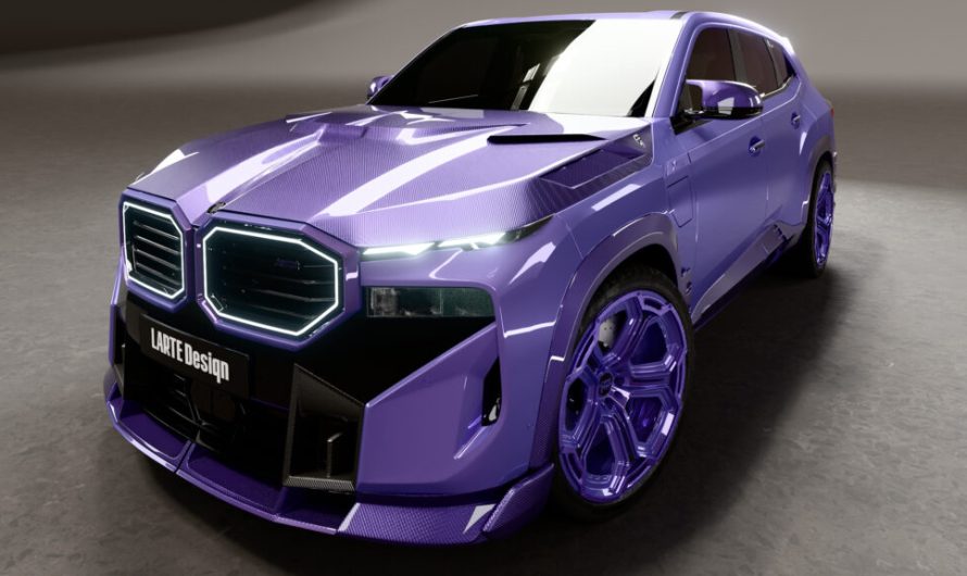 Повністю фіолетовий BMW XM від Larte не входив у наші очікування